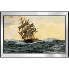DB Sanat Yelkenli Gemi-3 Motifli Kanvas Tablo