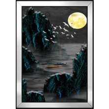 DB Sanat Soyut Şekiller Motifli Kanvas Tablo