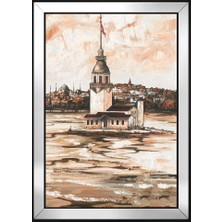 DB Sanat Kız Kulesi Motifli Kanvas Tablo