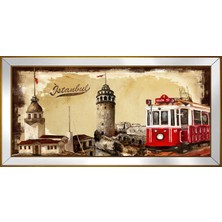 DB Sanat Istanbul Motifli Kanvas Tablo