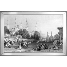 DB Sanat Eski Istanbul At Meydanı Motifli Kanvas Tablo
