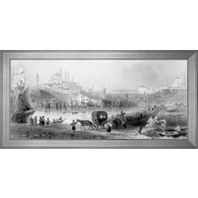 DB Sanat Eki Istanbul Motifli Kanvas Tablo