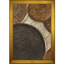 DB Sanat Soyut Şekiller Motifli Kanvas Tablo