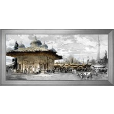 DB Sanat Eski Istanbul 3. Ahmet Çeşmesi Motifli Kanvas Tablo