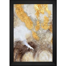 DB Sanat Soyut Şekiller Motifli Kanvas Tablo