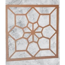 Bengi Ticaret Hobi Adn Dekoratif Çerçeve Çiçek Motifli Ahşap Mdf Ham Cnc Kesim El Yapım