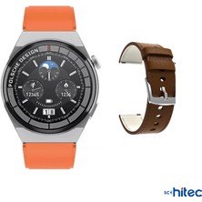 ScHitec 2024 Watch GT3 Max Android İos HarmonyOs Uyumlu Akıllı Saat Turuncu