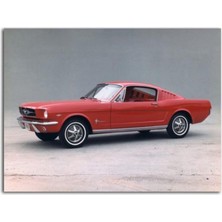 Decorathings 1965 Ford Mustang Tablo 40 x 60 cm