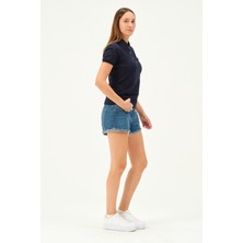 Msw Kadın Regular Fit Polo Yaka T-Shirt