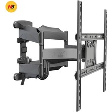 Duhaline Nb P5 32-60” LED Tv Için Full Motion Ince Güçlendirilmiş En Sağlam Hareketli Askı Aparat