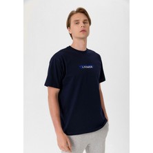 Looker Erkek Baskılı Oversize T-Shirt