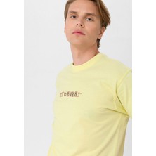 Looker Erkek Baskılı Oversize T-Shirt