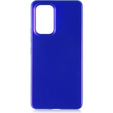 kilifone - Samsung Galaxy A53 5G - Kılıf Mat Soft Premier Silikon Kapak - Saks Mavi - T20746