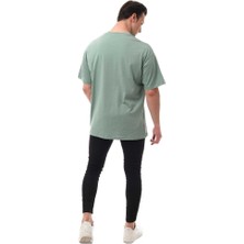 I'm Ok Relaxed Oversize Basic Erkek T-Shirt Mint 6000