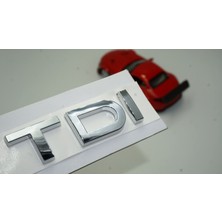 Dk Audi Tdi Yeni Nesil Bagaj Krom Abs 3m 3D Yazı Logo Amblem