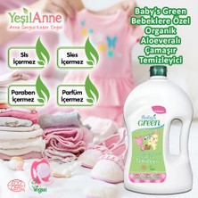 Baby's Green 3'lü Set Organik Aloe Veralı Bebek Çamaşır Temizleyici 1500 ml*3 // 120 Yıkama