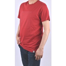 Raymons RYM-4510 Baskılı Bisiklet Yaka Tişört /kırmızı/2xl