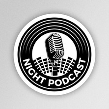 Sb Store Night Podcast Rock Müzik Rock'n Roll Sticker Etiket