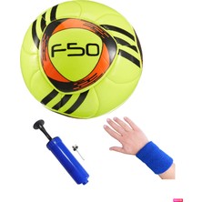 Avessa F-50 Makina Dikişli Soft-Touch No 5 Şampiyonlar Ligi Futbol Topu 348 gr + Pompa + Bileklik