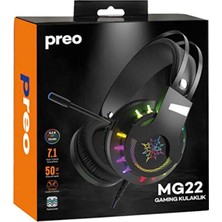 Preo MG22 7.1 Rgb LED Yedek Pedli Gaming Oyuncu Kulaklık