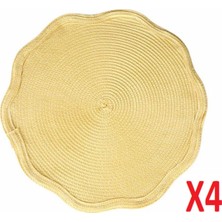 Porland Priya Sarı Amerikan Servis 38CM 4'lü 04STY007367