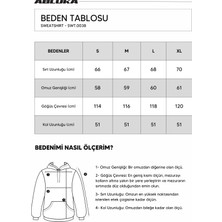 Abluka Online Oversize Baskılı Sweatshirt Gri