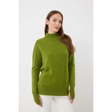 ROMAN Yarım Balıkçı Uzun Kol Triko Yeşil K2471017_012