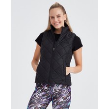 Skechers W Outerwear Padded Vest Kadın Siyah Yelek S232433-001