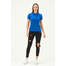 Msw Kadın Regular Fit Polo Yaka T-Shirt