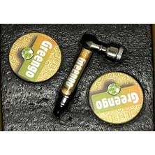 Greengo 2 Parça Sigara Pipe+Grinder Smoking Set