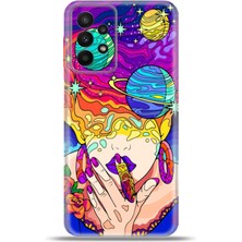 Cupcase Samsung Galaxy A23 Kılıf Esnek Silikon Kamera Koruma 4K Desenli Özel Tasarım - Fal