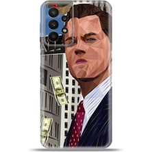 Cupcase Samsung Galaxy A23 Kılıf Esnek Silikon Kamera Koruma 4K Desenli Özel Tasarım - Wallstreet