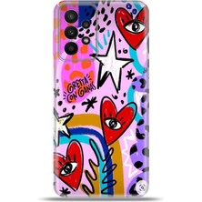 Cupcase Samsung Galaxy A23 Kılıf Esnek Silikon Kamera Koruma 4K Desenli Özel Tasarım - Gretta