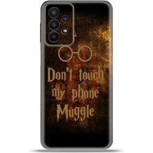 Cupcase Samsung Galaxy A23 Kılıf Esnek Silikon Kamera Koruma 4K Desenli Özel Tasarım - Muggle