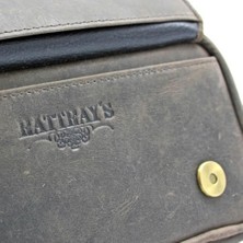 Peterson Rattray's Peat Pipe Bag 1 Kahve Deri Pipo Çantası