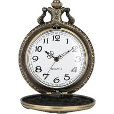 Valkyrie Vintage Kutulu Retro Rakamlı Köstekli Saat - Cep Saati