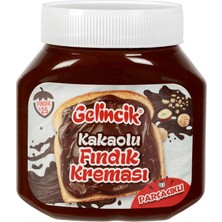 Gelincik Kahvaltılık Sürülebilir Katkısız 650 gr Kakaolu Fındık Kreması Parçacıklı