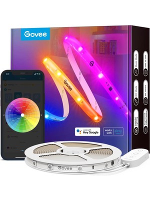 Govee Rgbıc Wifi + Bt LED Şerit Kaplamalı (5m)