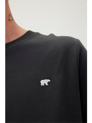 Bad Bear Presage Crewneck Kıng Sıze Siyah Erkek Sweatshirt