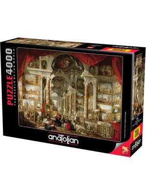 Anatolian Roma Galerisi 4000 Parça Puzzle – Orta Zorluk Seviyesi, Dayanıklı Mukavva Malzemeden, Koleksiyonluk