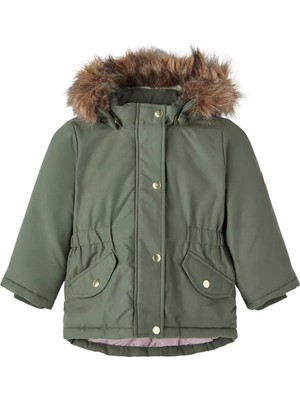 Name İt Haki Kadın Mont Nmfmarlın Parka Jacket Pb