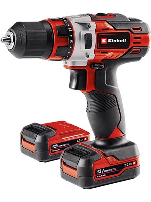 Einhell TE-CD 12/1 Li-i (2x2.0 Ah)Akülü Darbeli Vidalama (Li-ion, 12 V, 22 tork ayarı, 2 vitesli şanzıman, darbeli delme fonksiyonu, LED, 2x 2.0 Ah akü ve 45 dak. şarj cihazı dahil) - 4513890