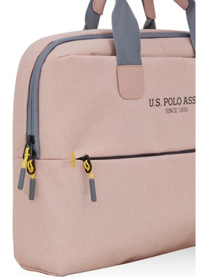 U.S. Polo Assn. PLEVR23682 Gri-Pudra Laptop Çantası