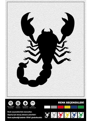 Ecce Scorpıon Up Stıcker 15 x 20 cm