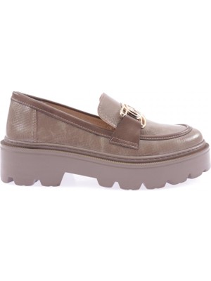 DGN 1002 Kadın Aksesuarlı Loafer Ayakkabı
