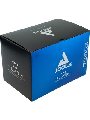 Joola Flash 40+ Beyaz Plastik Masa Tenisi Topu 72 Adet/kutu Dikişsiz ve Dayanıklı Tasarım