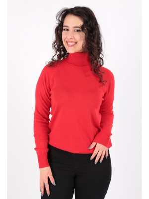Fashion Friends 23K0401K1 Kadın Balıkçı Yaka Kazak