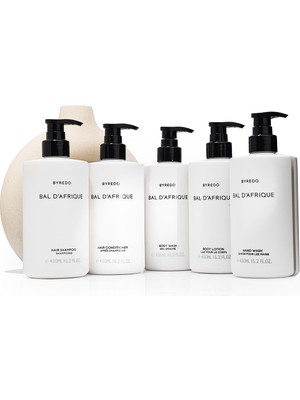 Byredo Shampoo 450 ml + Conditioner 450 ml + Body Wash 450 ml + Body Lotion 450 ml + Hand Wash 450 ml