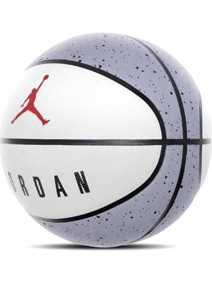 Nike Jordan Playground 2.0 8p Deflated Wolf Unisex Basketbol Topu J.100.8255.049.07-BEYAZ