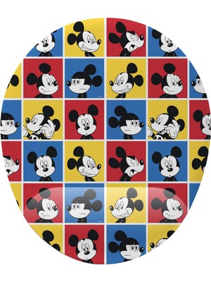 Hamiki Miki Mouse Desenli Bilek Destekli Mouse Pad Ergonomik Kaymaz Taban Mousepad Fare Altlığı